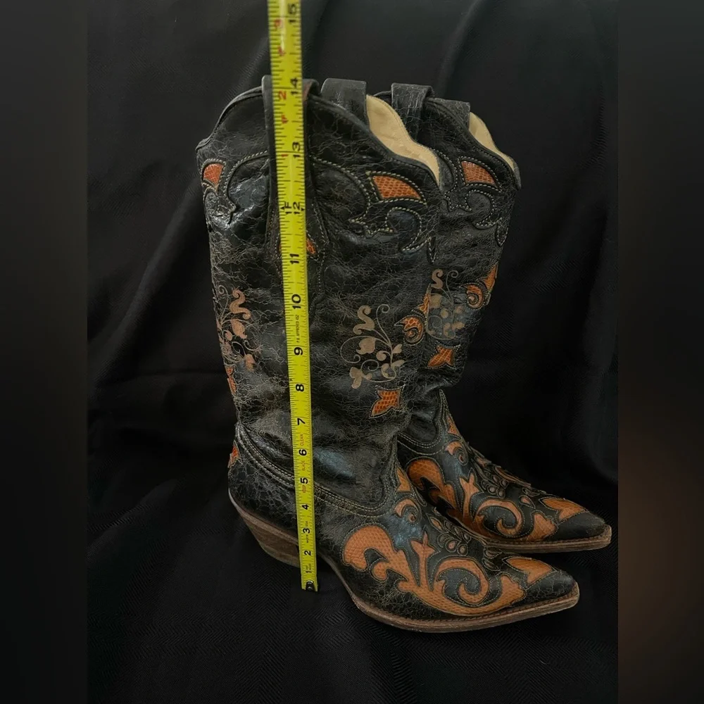 Womens Corral Western Boots Size 7 - Picture 7 of 14